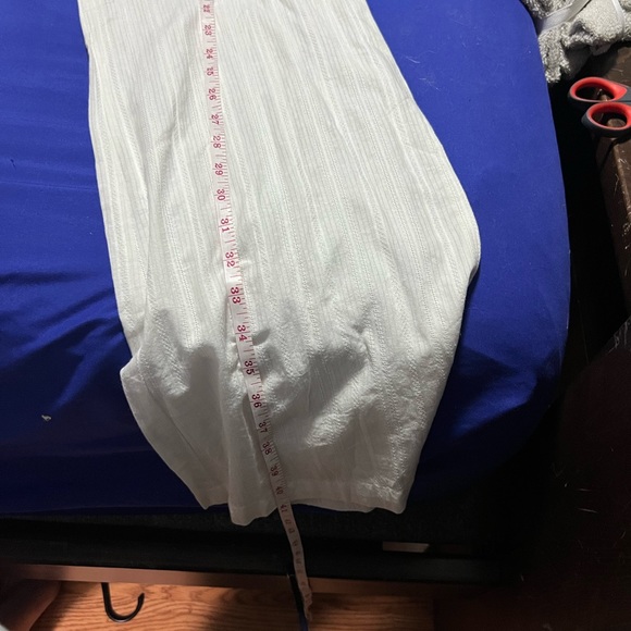 NWT Billabong White Stripped Flare Pull on Pants Size XL - Picture 7 of 9